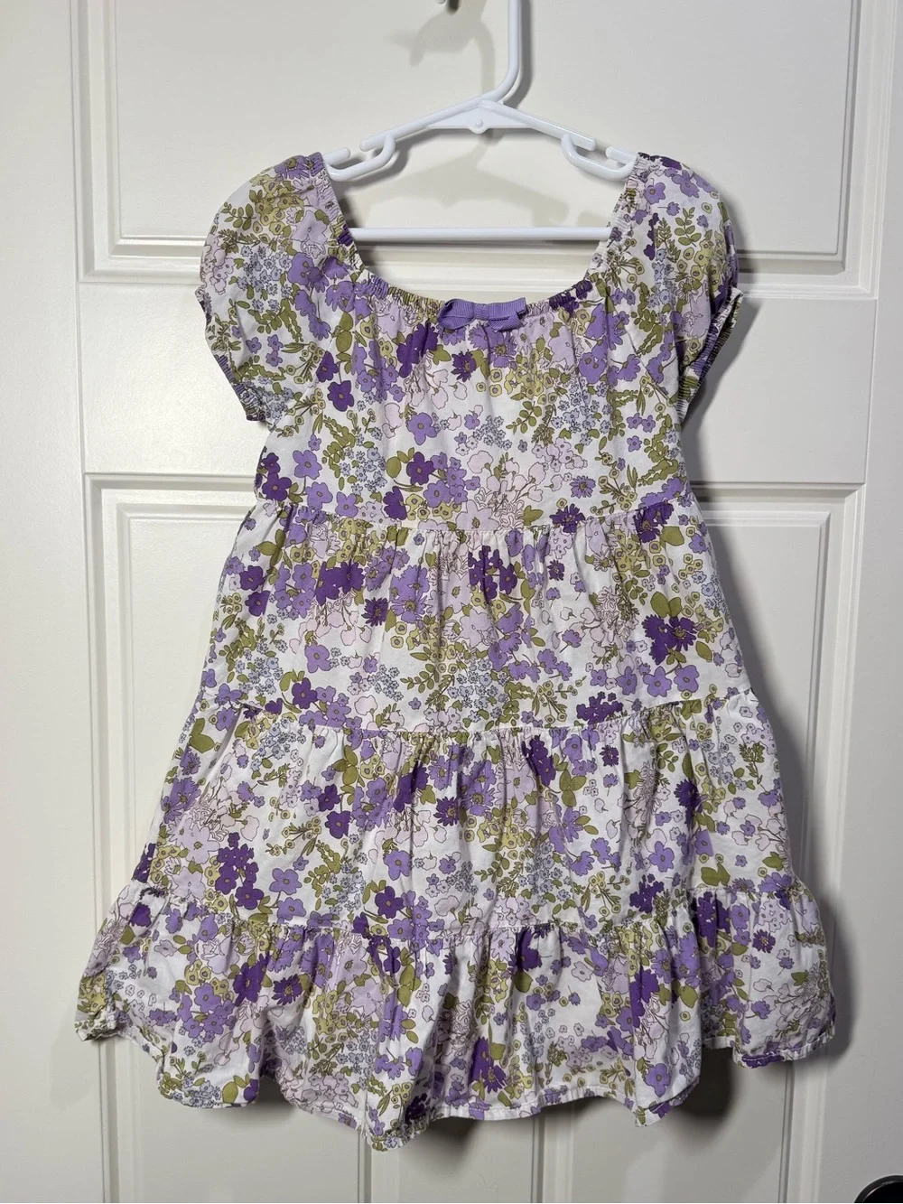 Gymboree floral purple dress size 5